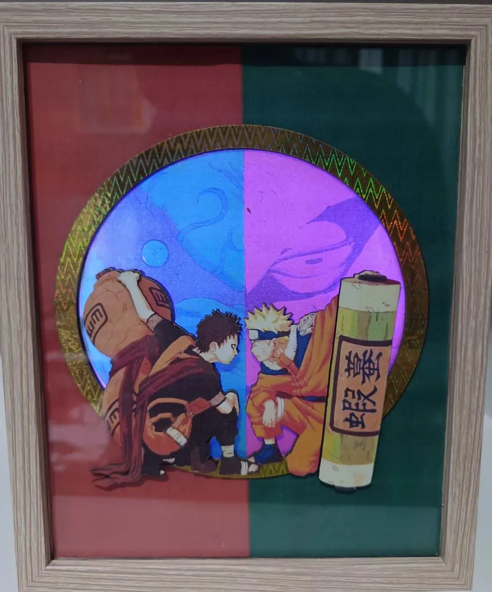 L'Atelier di Zelda Mondi di Luce Naruto e Gaara lightbox USB