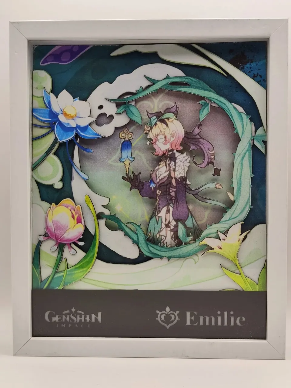 L'Atelier di Zelda Mondi di Luce Emilie lightbox floreale dendro
