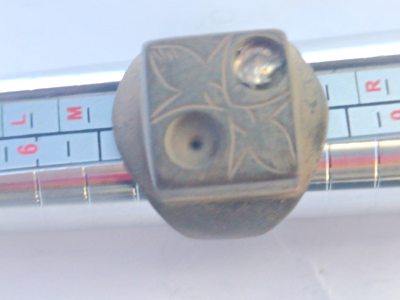 TS Collezionismo Antiquariato Anello medievale anello bronzo misura 15