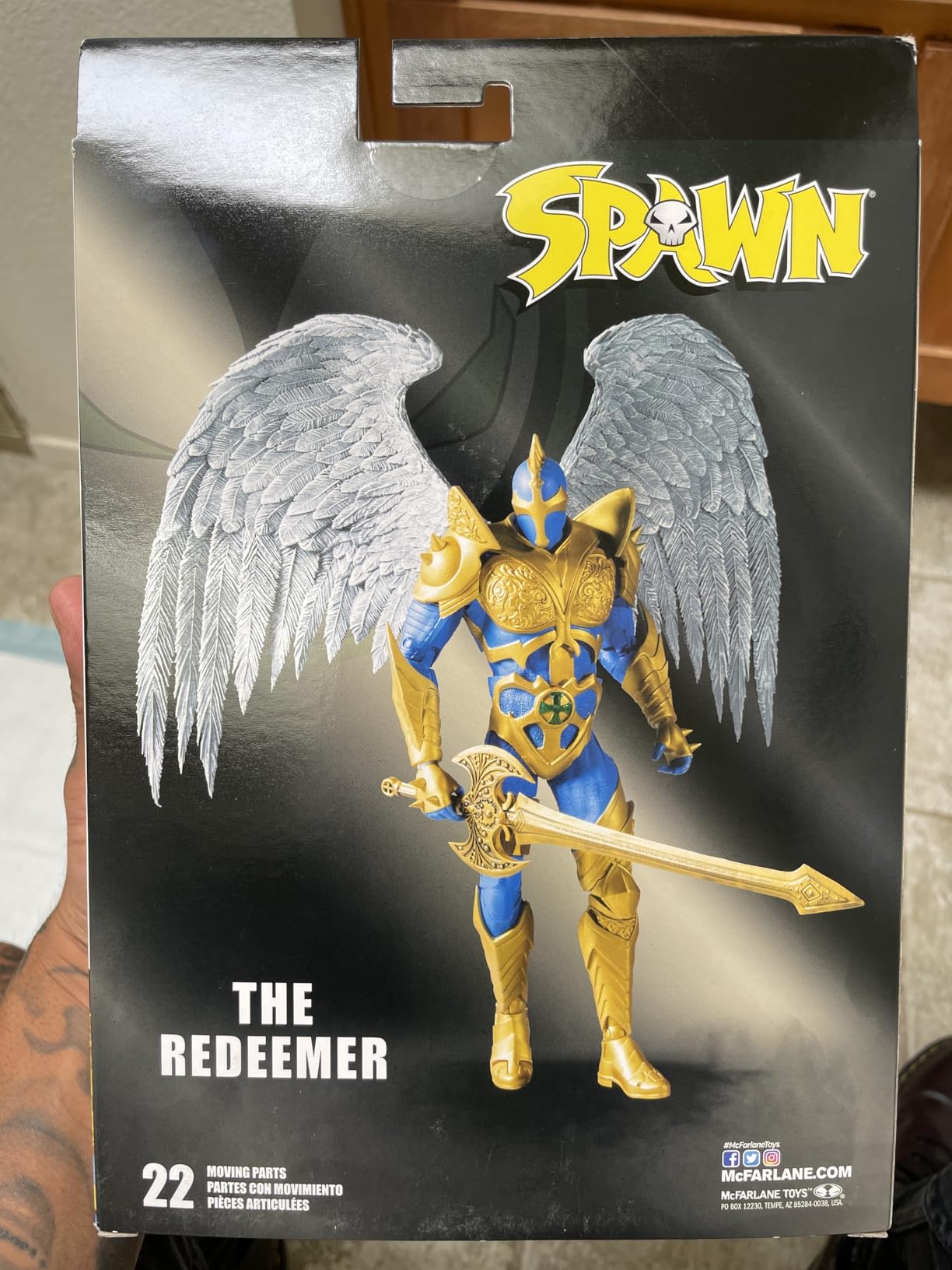 McFarlane Spawn Dark Redeemer action figure 17 cm con spada