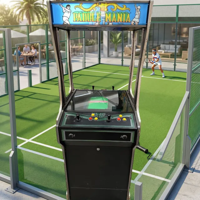 Arcade Story Arcade Paddle Mania cabinato arcade SNK 1988