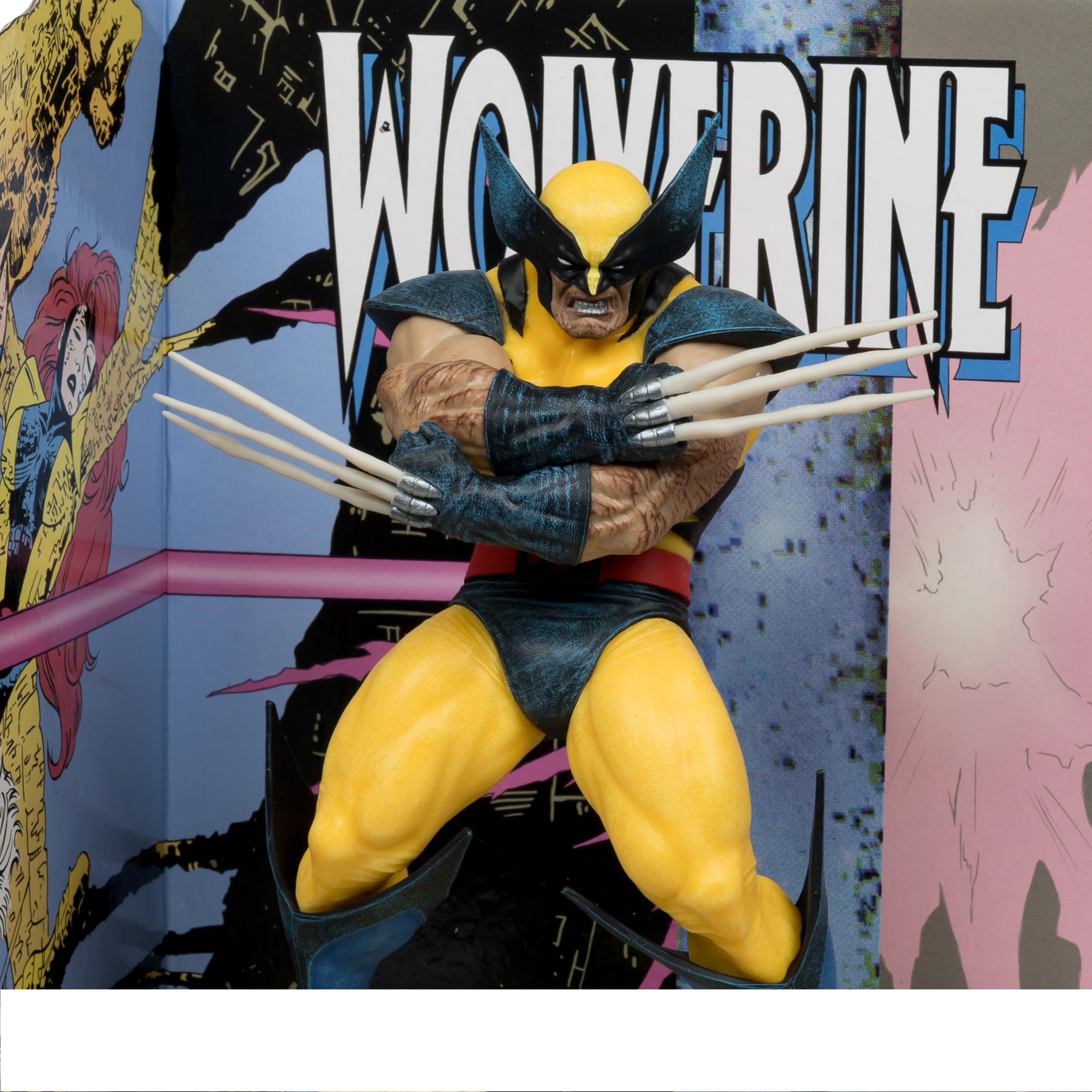 McFarlane Marvel Wolverine #85 statua 1:10 con scena
