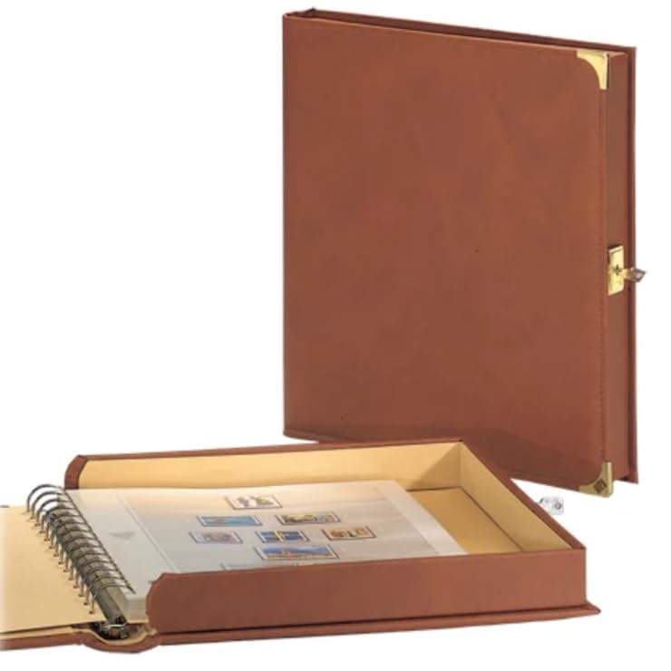 SAFE 400 Favorit Cassetta anelli francobolli marrone con chiave