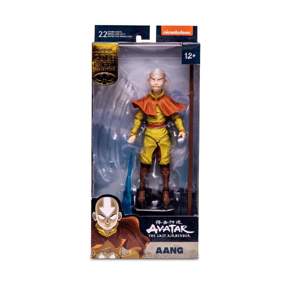McFarlane Avatar Aang Gold Label Action Figure Stato Avatar 7"