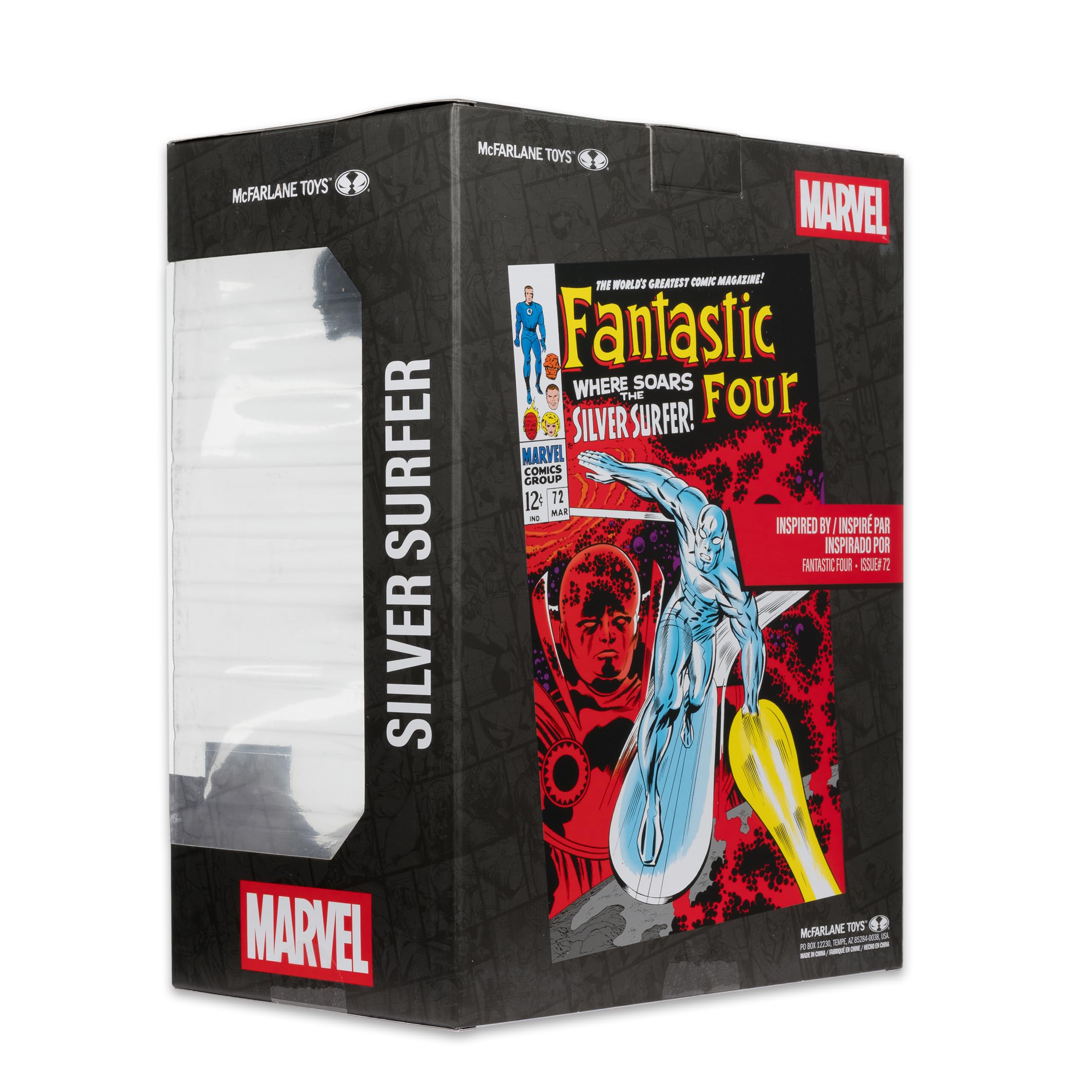 McFarlane Marvel Silver Surfer 1:6 statua Fantastic Four #72