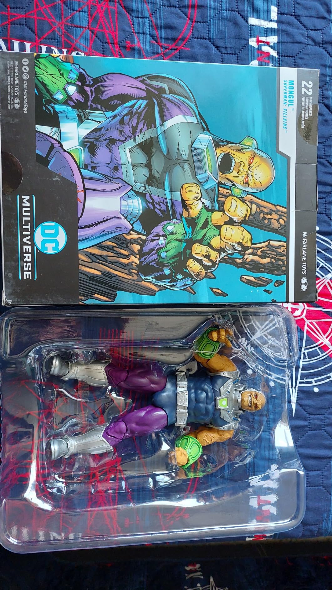 McFarlane DC Multiverse Mongul mega figure action figure con base