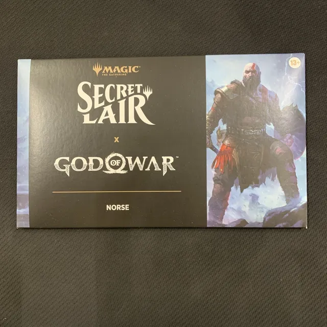Magic Secret Lair God of War Norse carte non foil sigillato