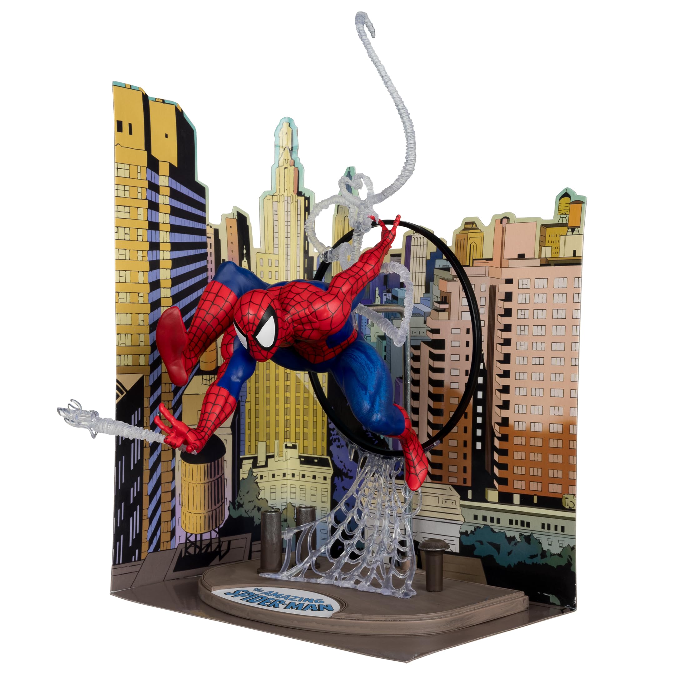 McFarlane Marvel Spider-Man 1:6 statua Amazing 301 con fumetto
