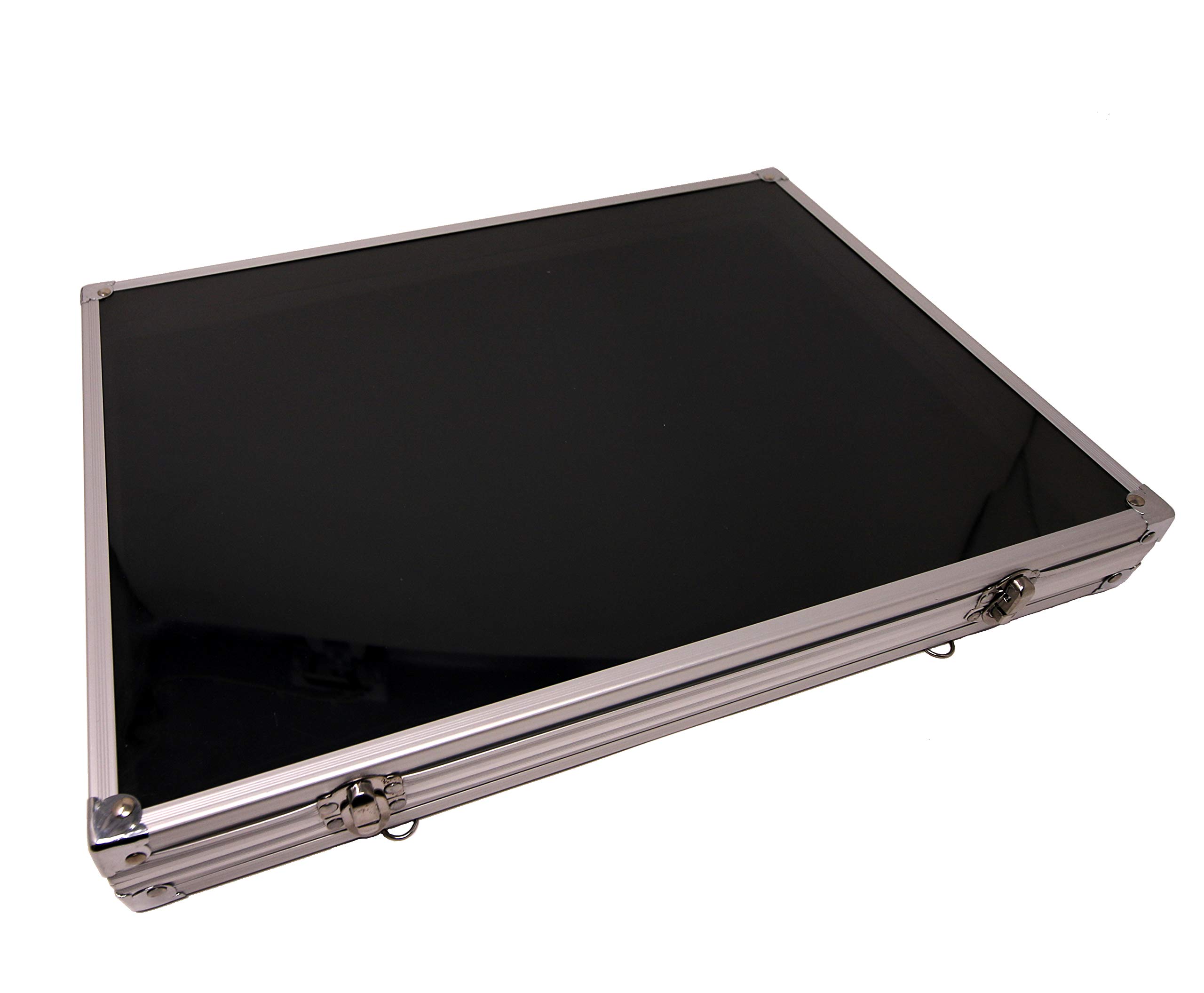 Safe Vitrinen 5882 Vetrina Alluminio Velluto Nero 395x300