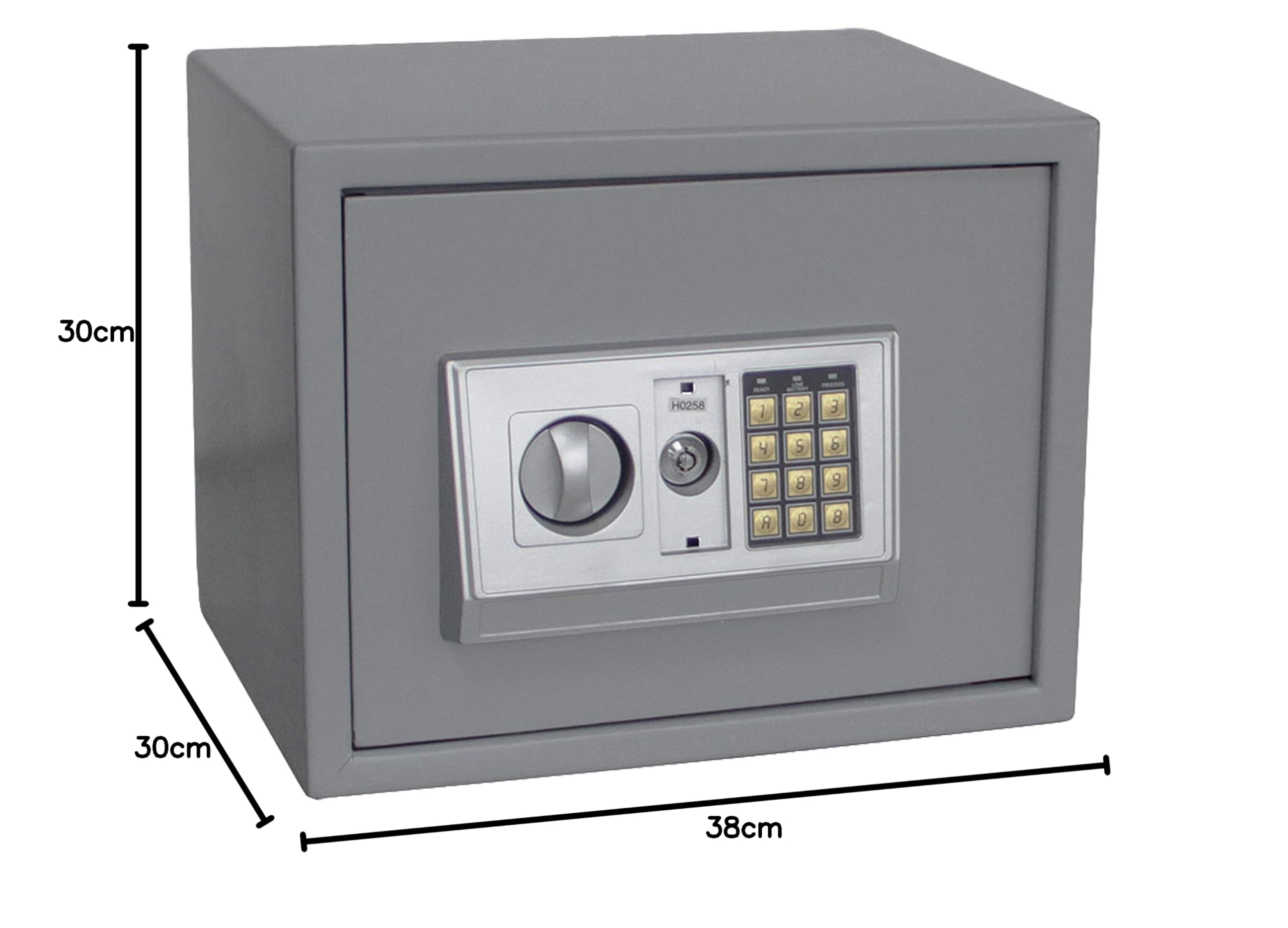 Safe 3992 Cassaforte Midi Acciaio con Codice e Chiave