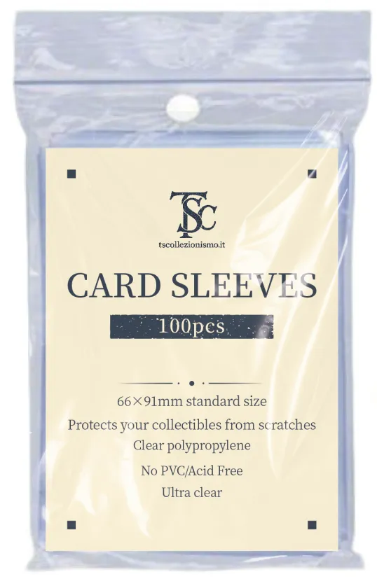 TS Collezionismo Bustine 100 Penny Sleeves Morbide Trasparenti