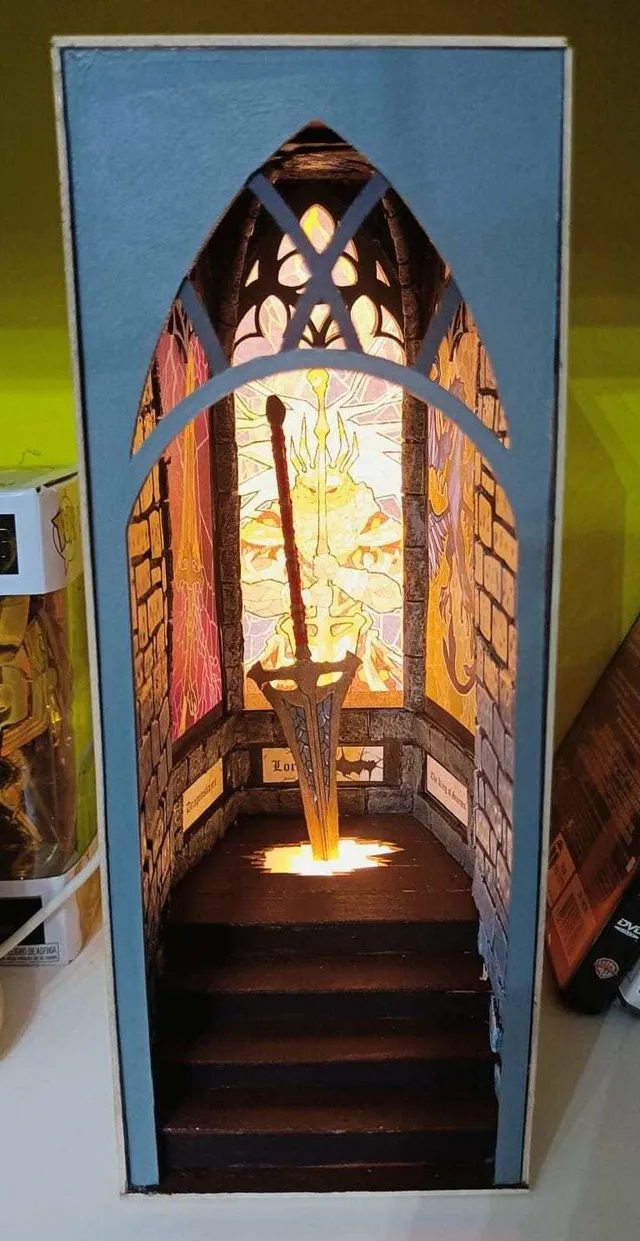 L'Atelier di Zelda Scenari Incantati Dragonslayer Book Nook Principe