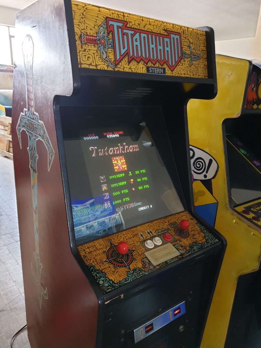 Arcade Story Arcade Tutankham 1982 Konami cabinato arcade 8 bit