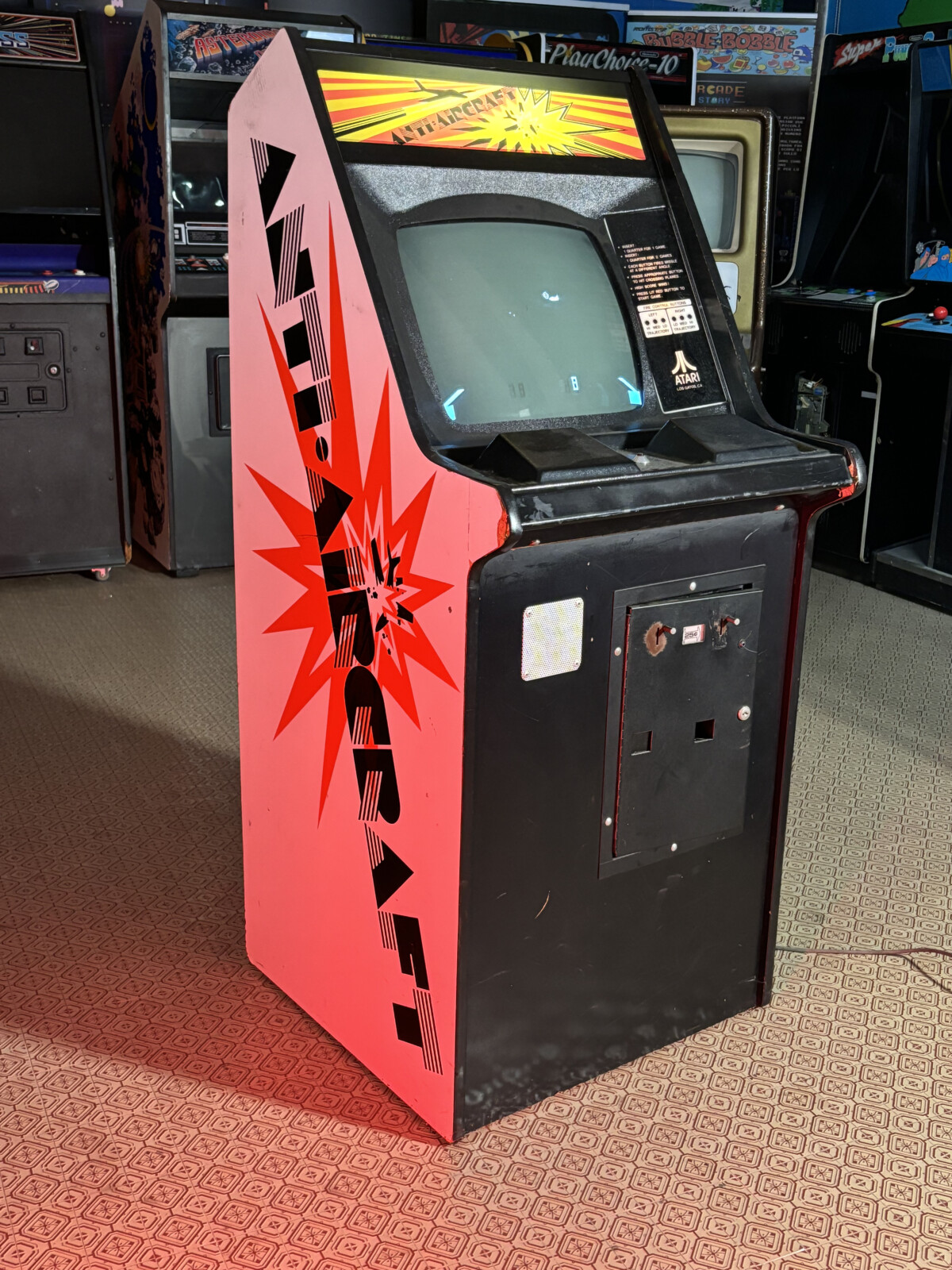 Arcade Story Anti-Aircraft gioco tiro arcade Atari 1975