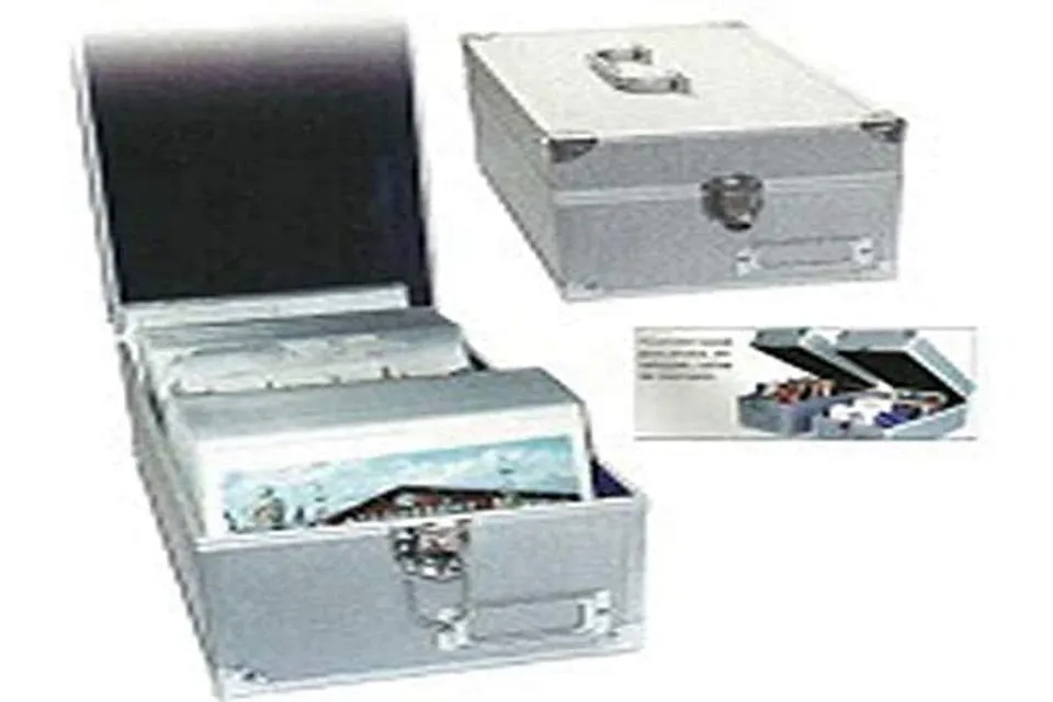 Safe 160 Valigetta Alluminio per 600 Cartoline Postali