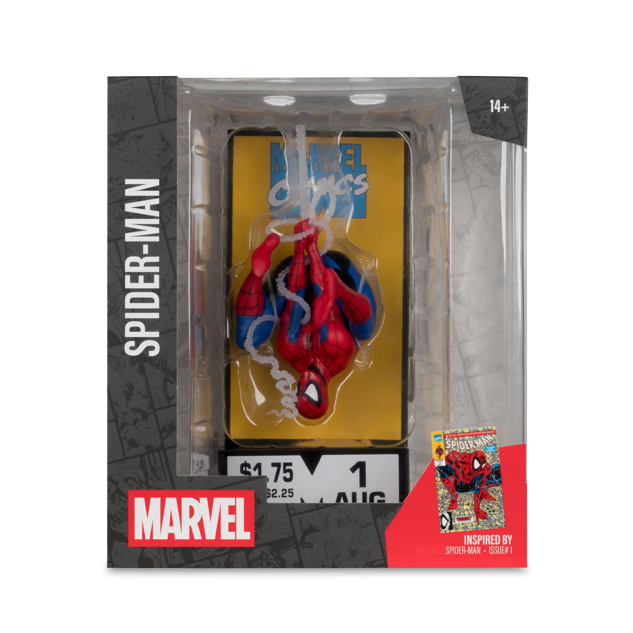 McFarlane Marvel Spider-Man #1 Corner Box statua 1:10 con scena