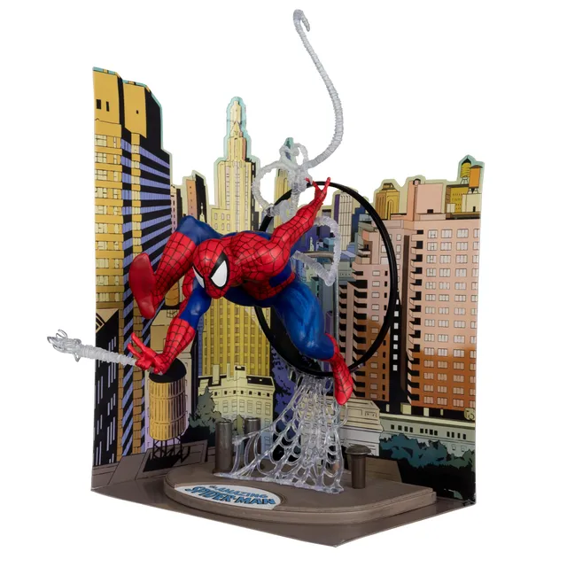 McFarlane Marvel Spider-Man 1:6 statua Amazing 301 con fumetto
