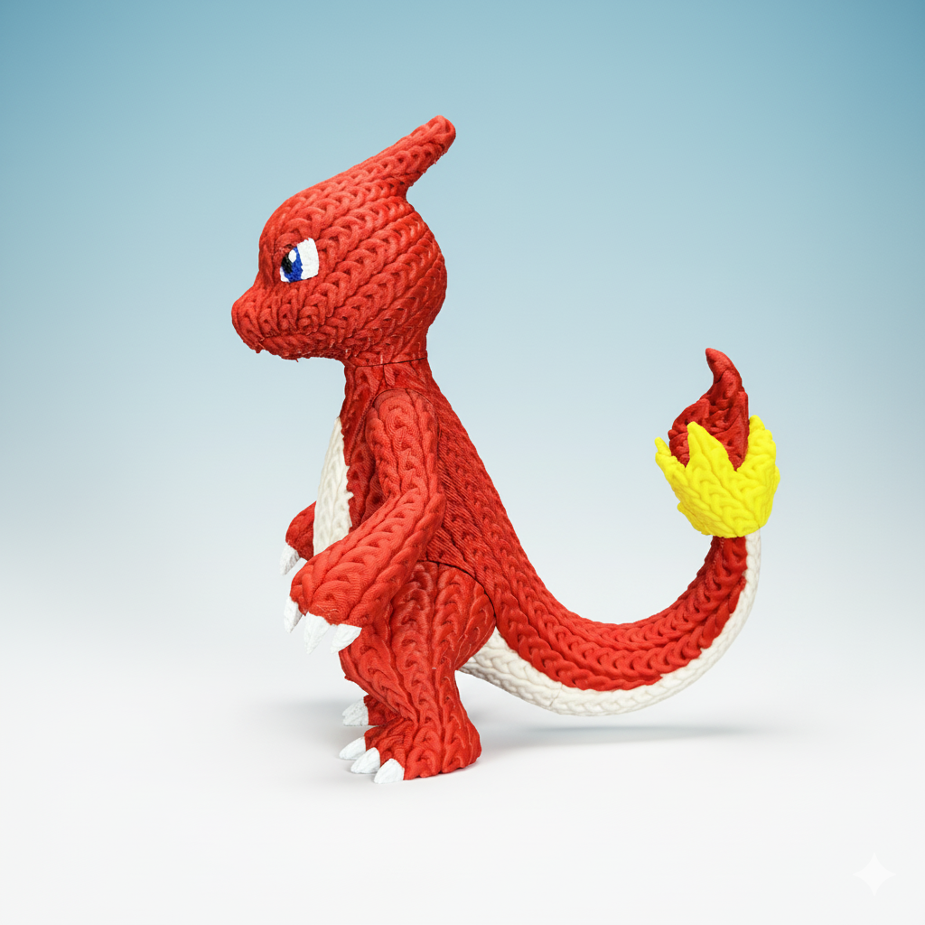 L'Atelier di Zelda Stampe Incantate Charmeleon statuina Small