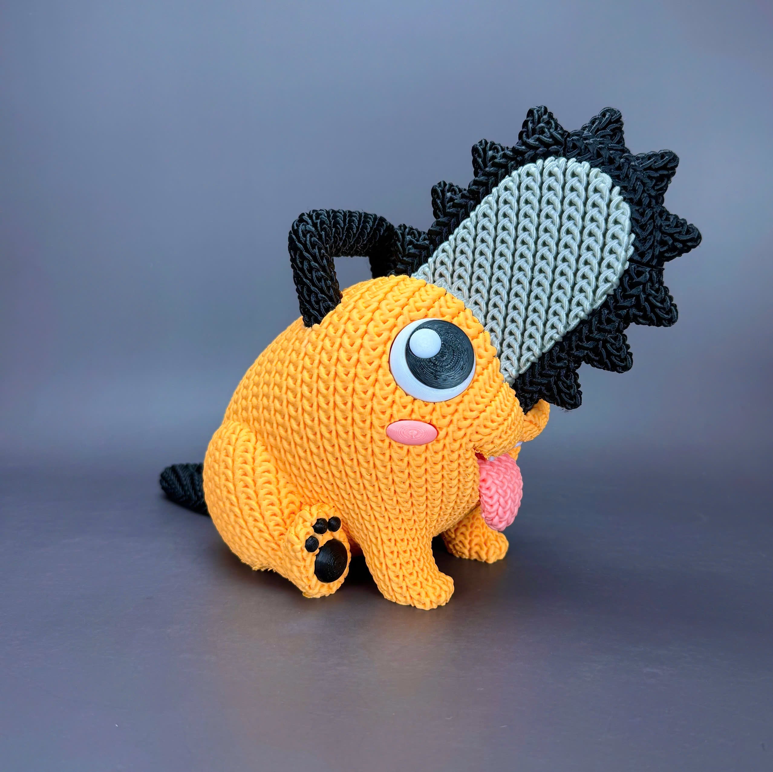 L'Atelier di Zelda Stampe Incantate Pochita crochet statua Small PLA