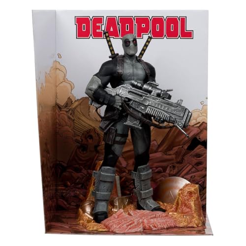 McFarlane Marvel Deadpool Grey Chase Statua PVC 27 cm 1/6