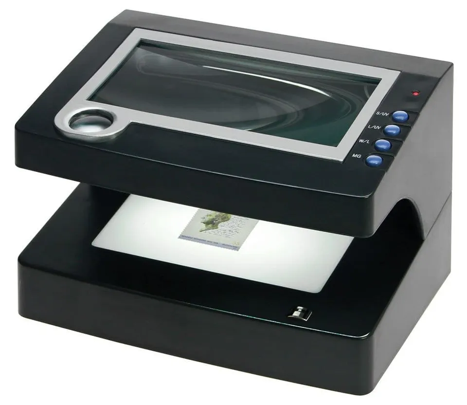 SAFE PHILALUX 3 lampada UV lente test banconote monete