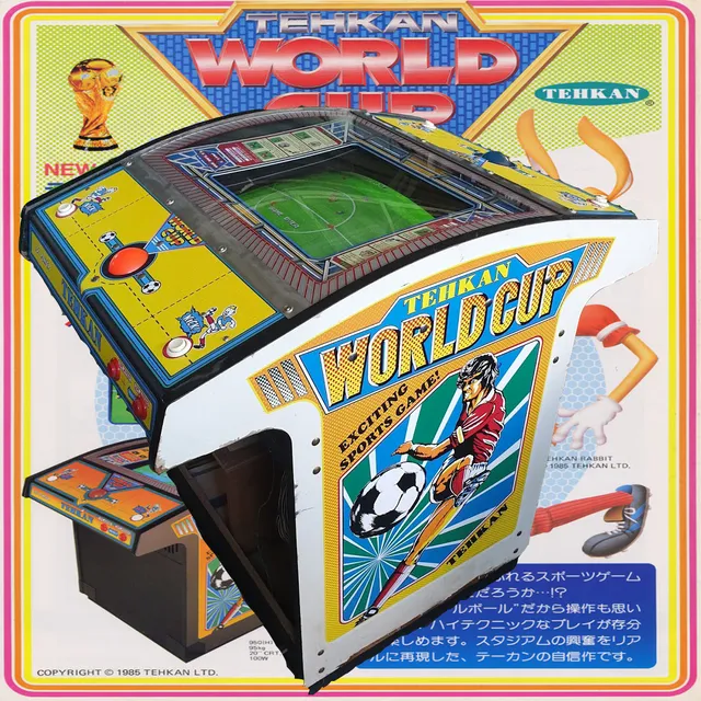 Arcade Story Rari e da Collezione Tehkan World Cup cabinato cocktail