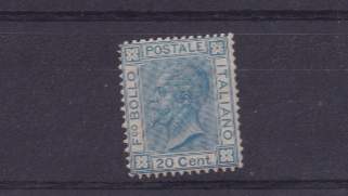 Regno d'Italia Vitt Emanuele II 1867 20c Torino MNH centrato