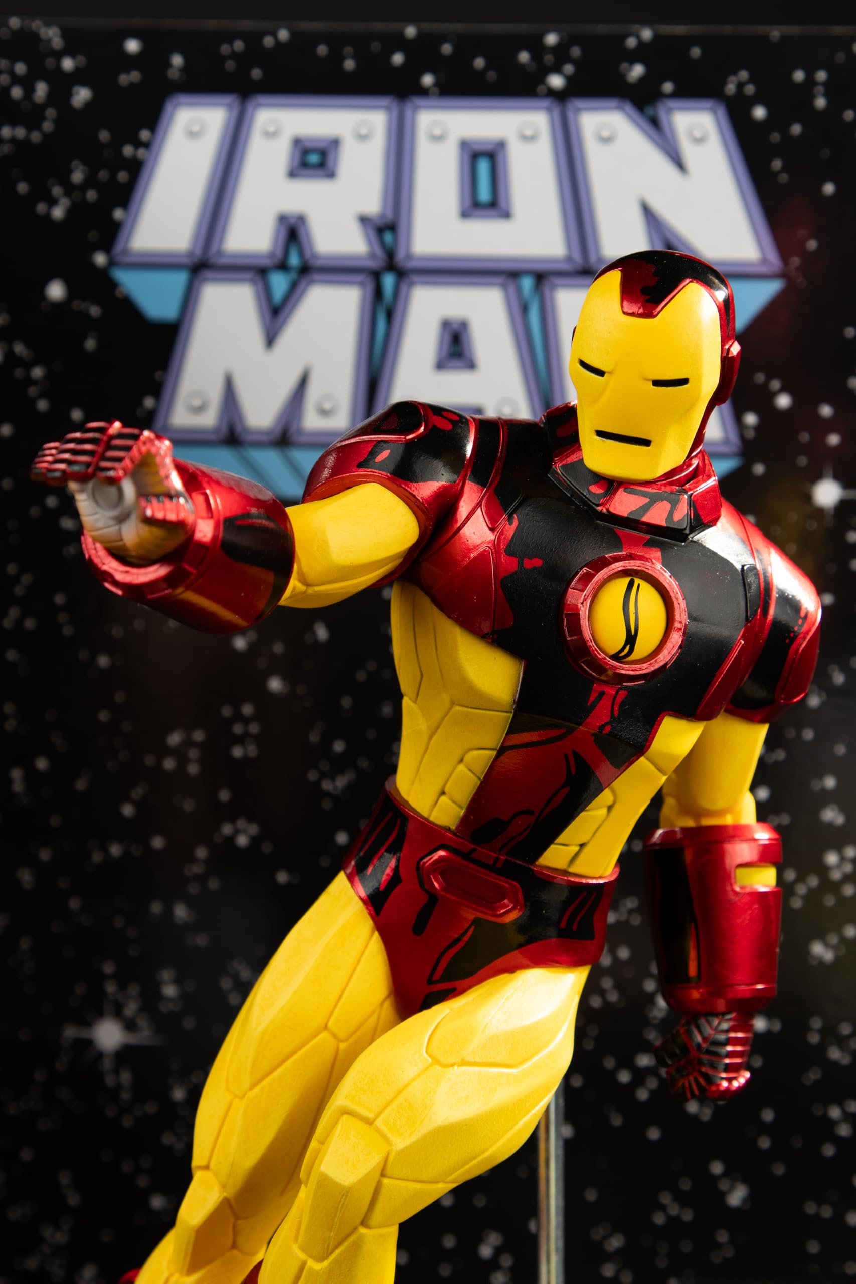 McFarlane Marvel Iron Man #256 statua 1:6 con scena e fumetto