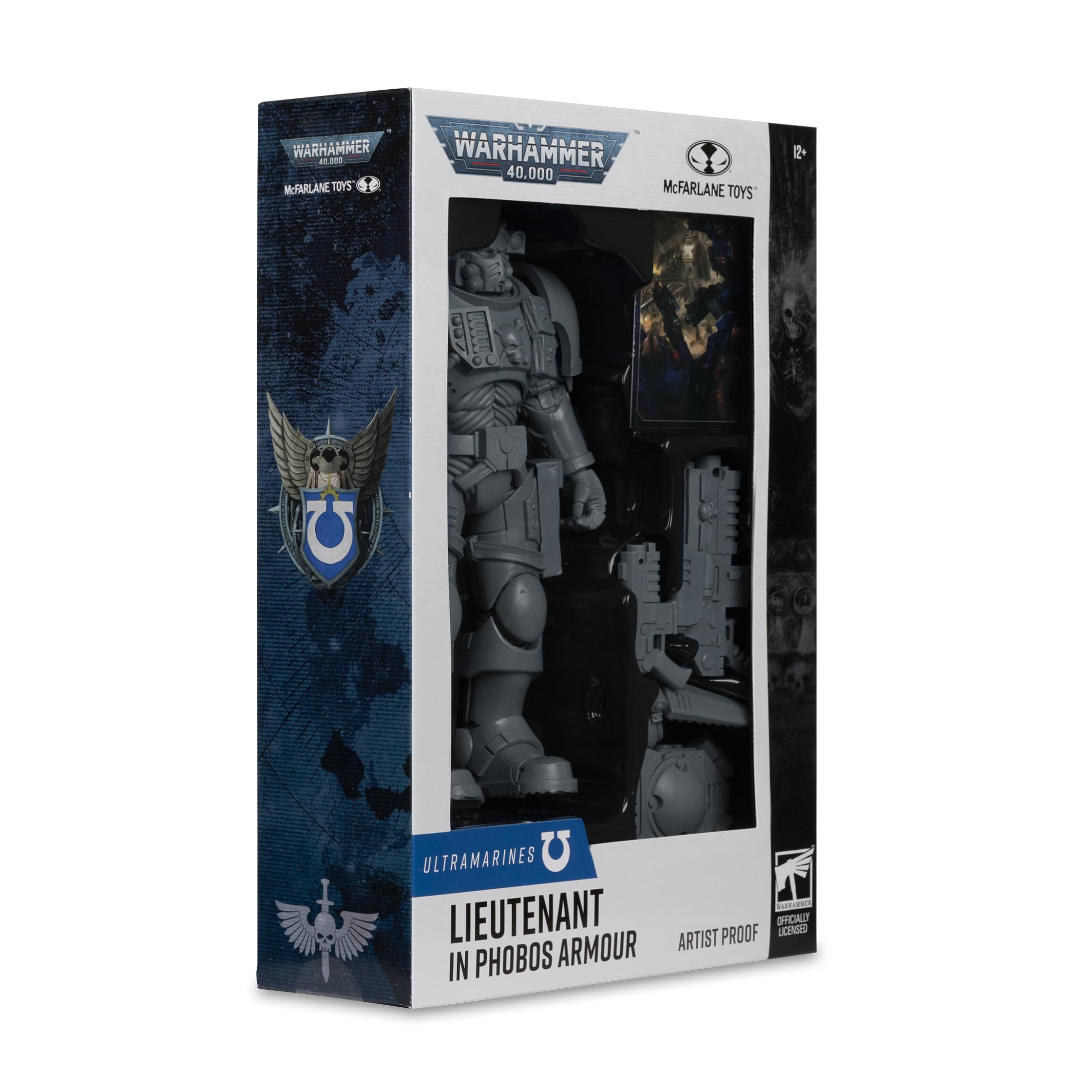 McFarlane Warhammer 40K Tenente Phobos Artist Proof 7" grigia