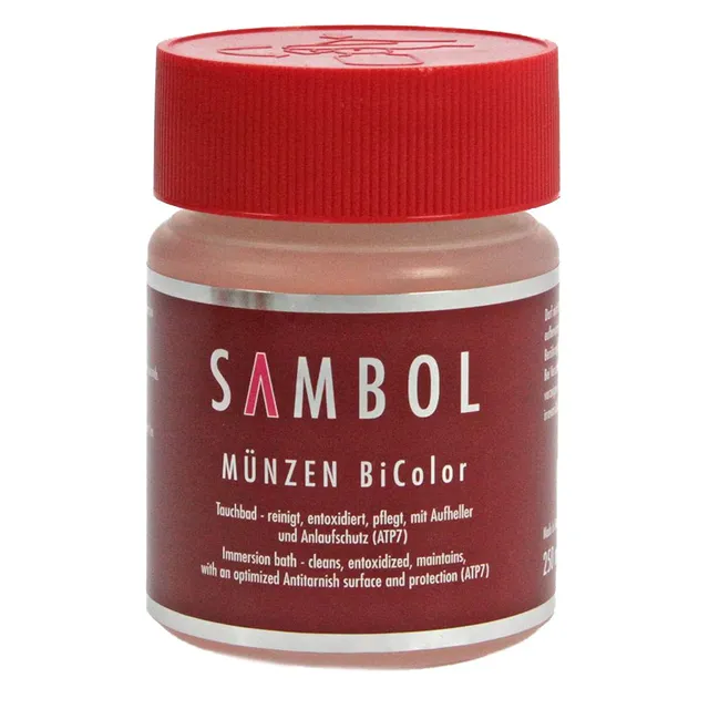 Safe Münzpflege detergente monete bicolor gioielli 250 ml