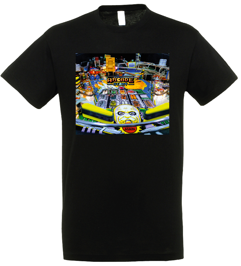 Arcade Story Addams Family maglietta nera 100% cotone