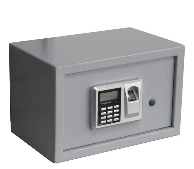 SAFE Mini cassaforte impronta digitale acciaio da collezione