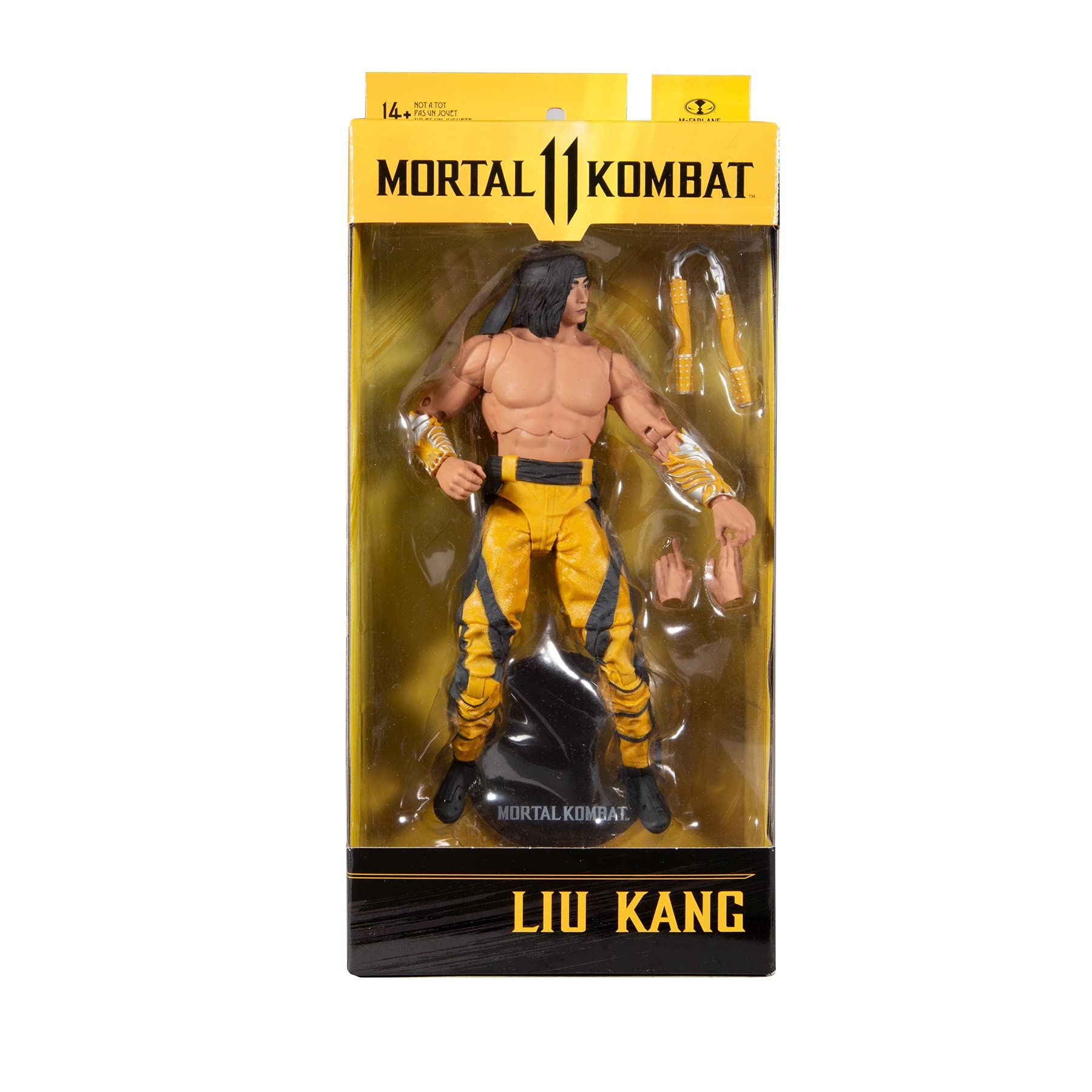 McFarlane Mortal Kombat Liu Kang action figure Fighting Abbot