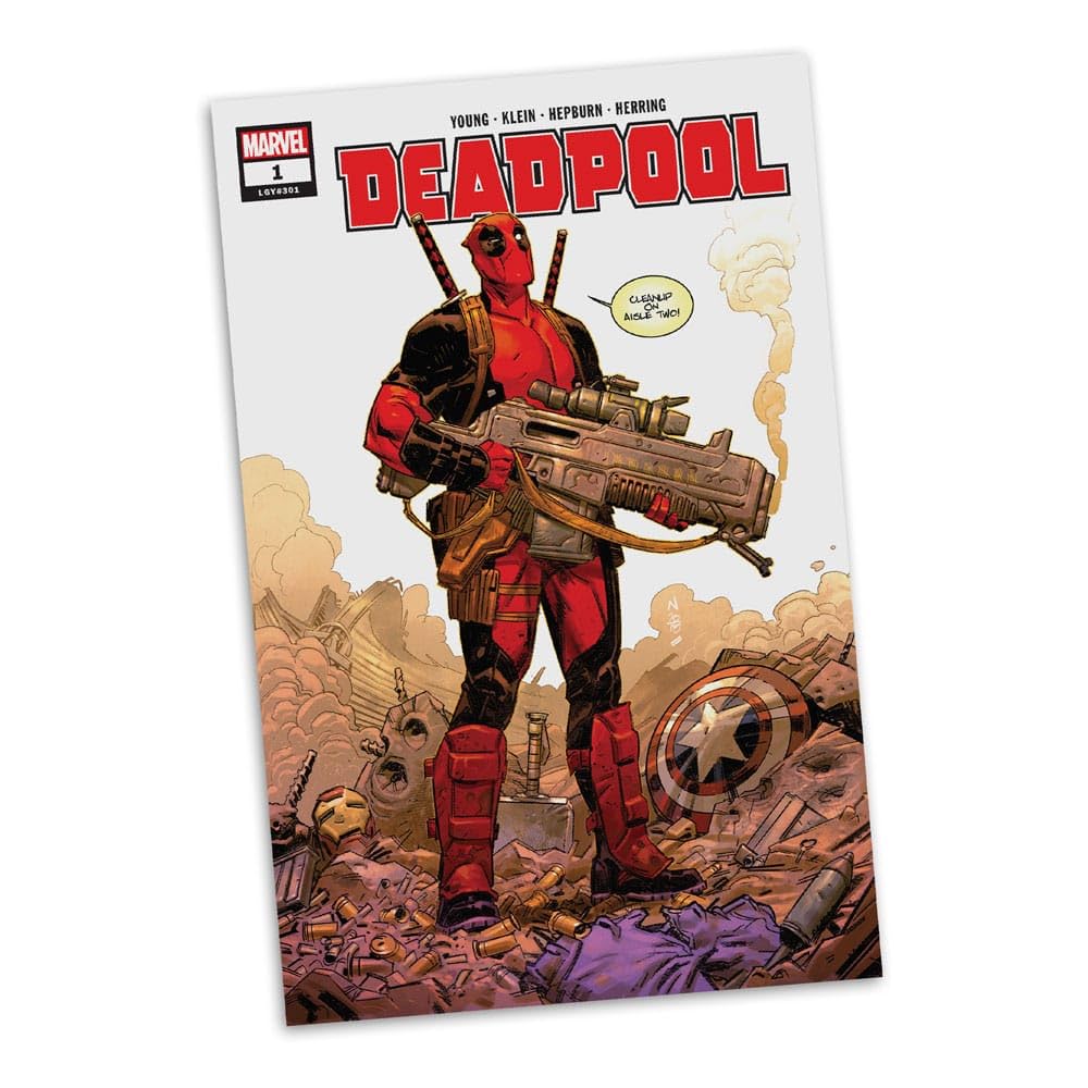 McFarlane Marvel Deadpool Grey Chase Statua PVC 27 cm 1/6