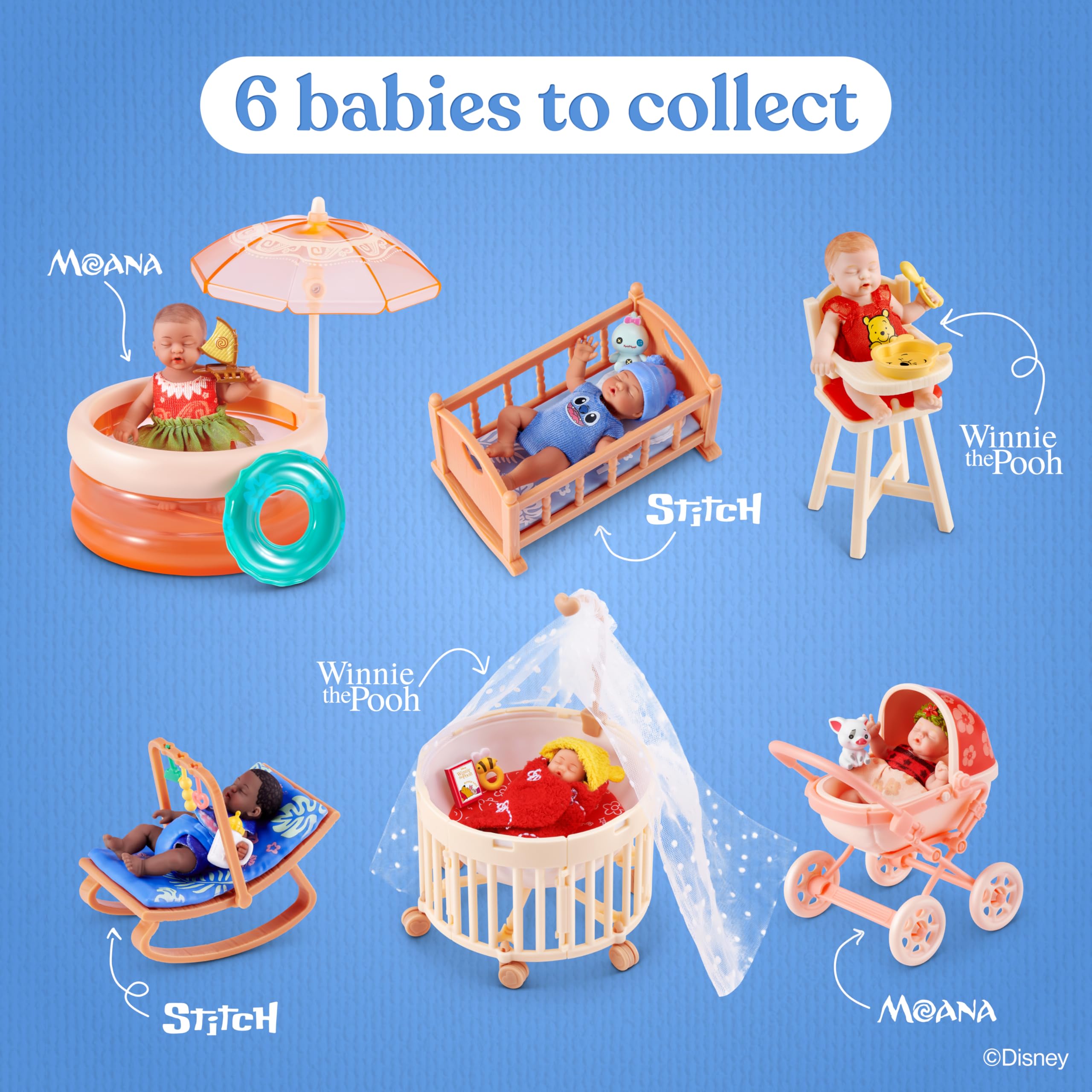 Zuru My Mini Baby Disney Action Figure 2 Pack Serie 1 Sorpresa