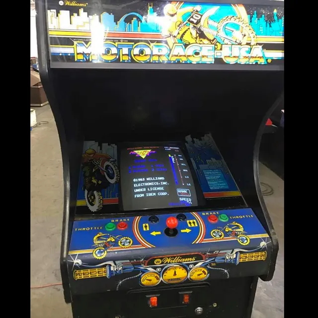 Arcade Story Motorace USA 1983 Irem cabinato moto corse