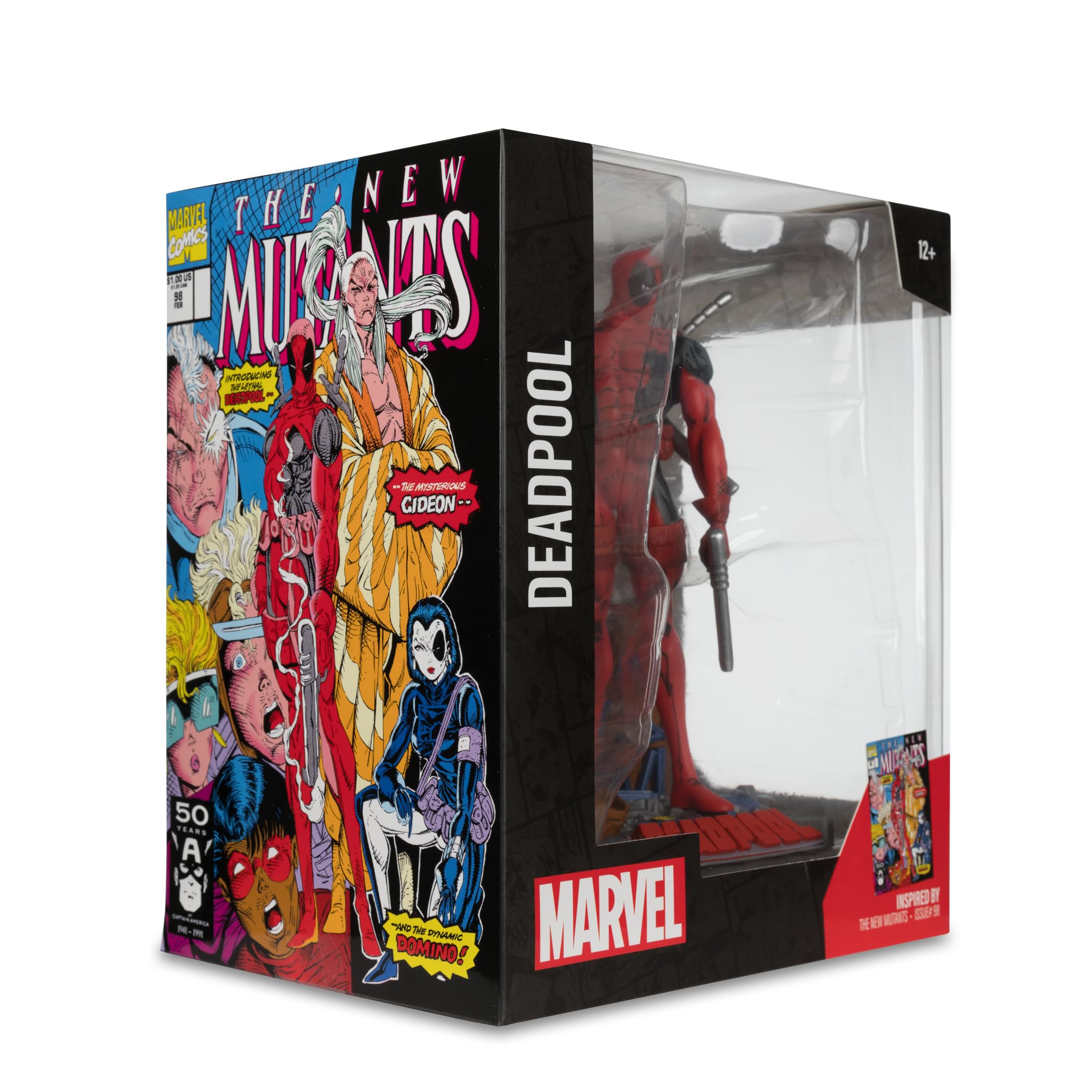 McFarlane Marvel Deadpool New Mutants 98 statua 1:10 con scena