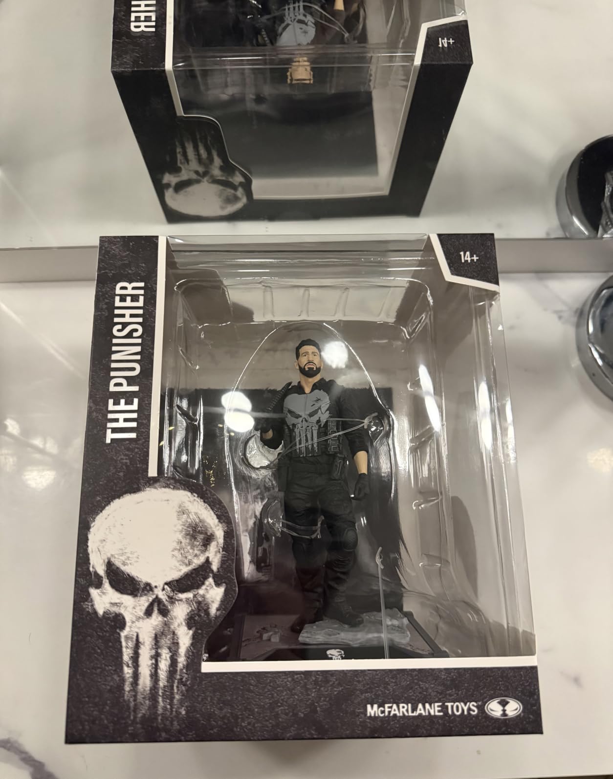 McFarlane Marvel Punisher 1:10 action figure con scena