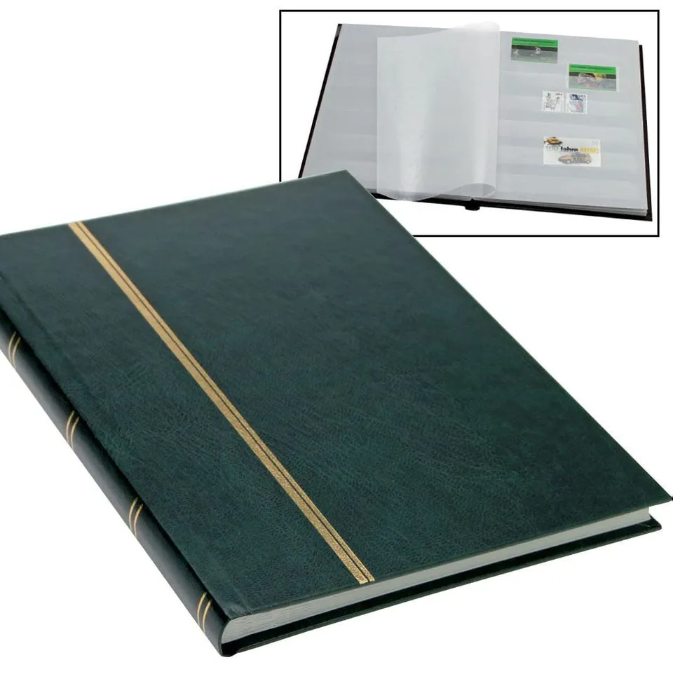 Safe Briefmarken 131-3 Album Francobolli A5 Verde 16 Pagine