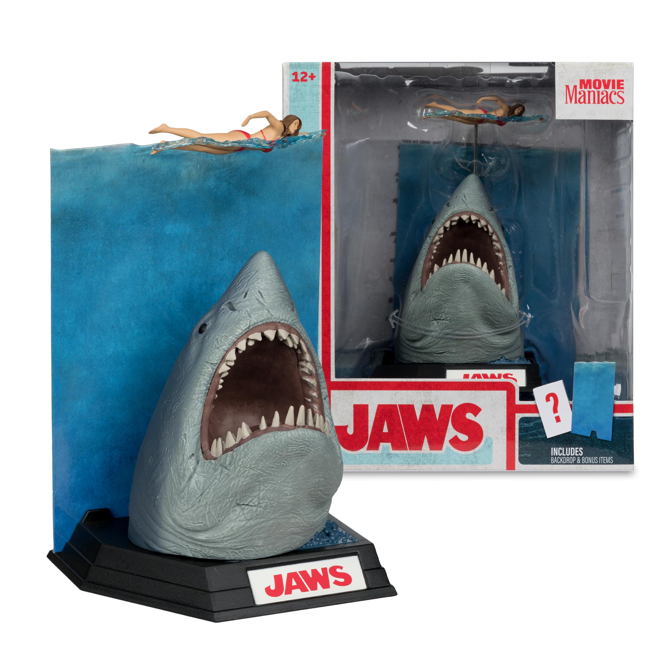 McFarlane Movie Maniacs Jaws 50° figure 15,2 cm