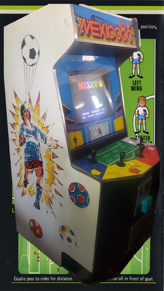 Arcade Story Mexico 86 gioco calcio arcade bootleg Kick and Run