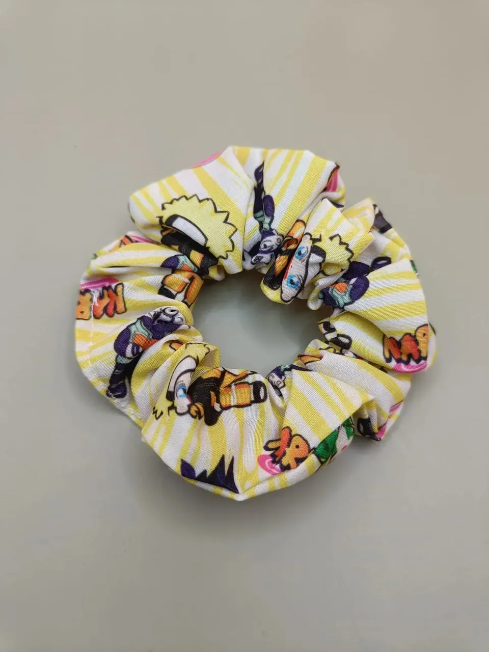 L'Atelier di Zelda Hair Loot Scrunchie elastico Naruto chibi giallo