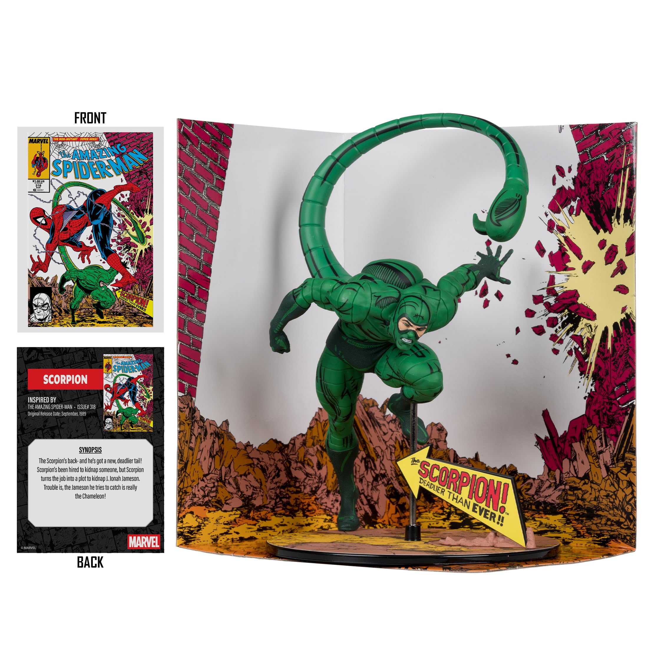 McFarlane Marvel Scorpione Statua 1/10 Amazing 318