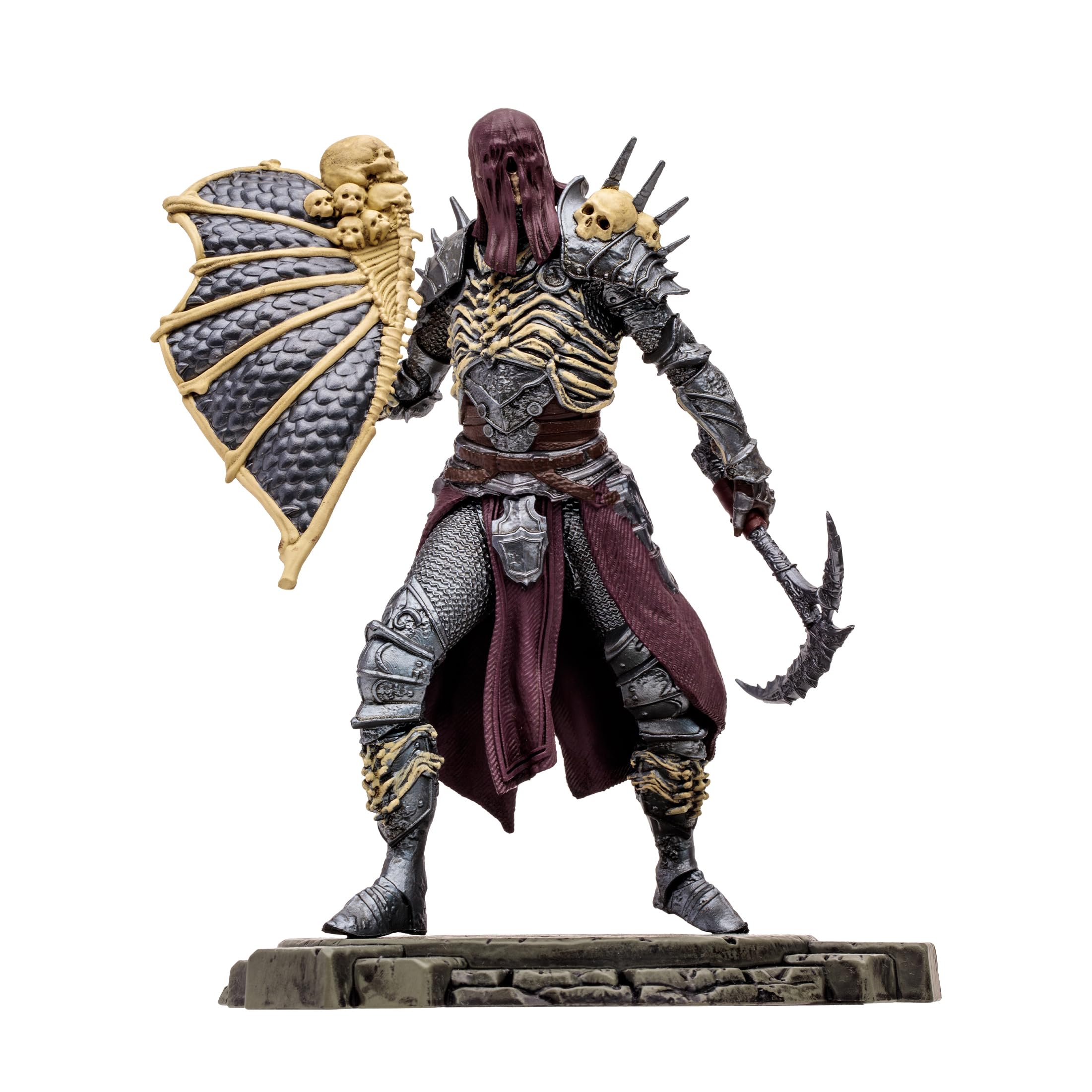 McFarlane Diablo IV Necromante Spirito Osseo figure comune 1:12