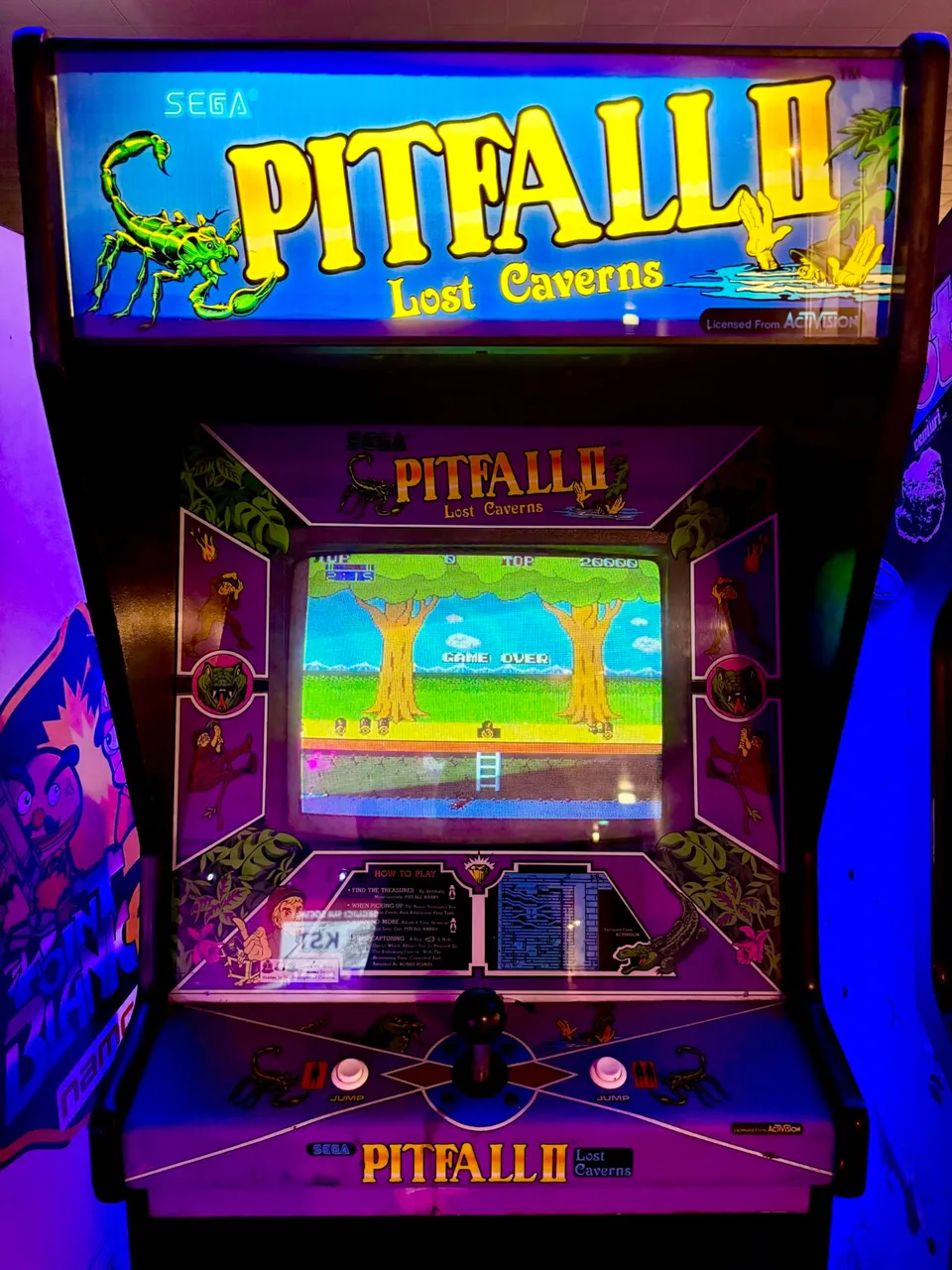 Arcade Story Leggende Arcade Pitfall II cabinato avventura giungla