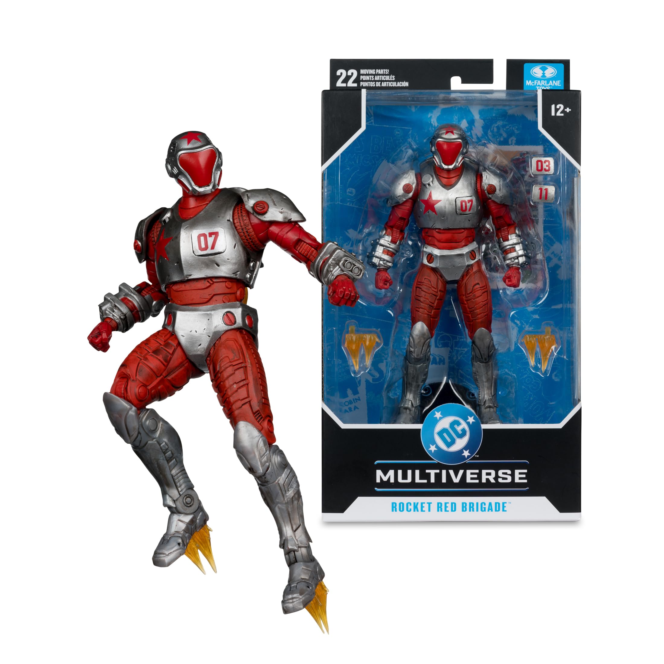 McFarlane DC Multiverse Rocket Red Brigade 17,8 cm action figure