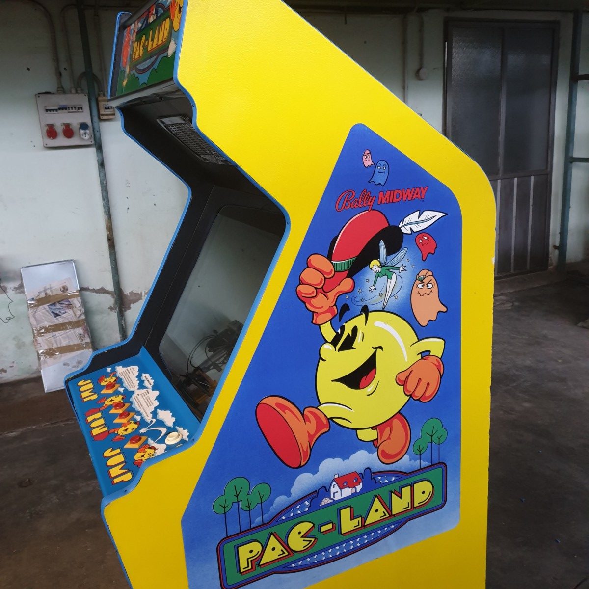 Arcade Story Arcade Pac-Land 1984 Namco cabinato arcade originale