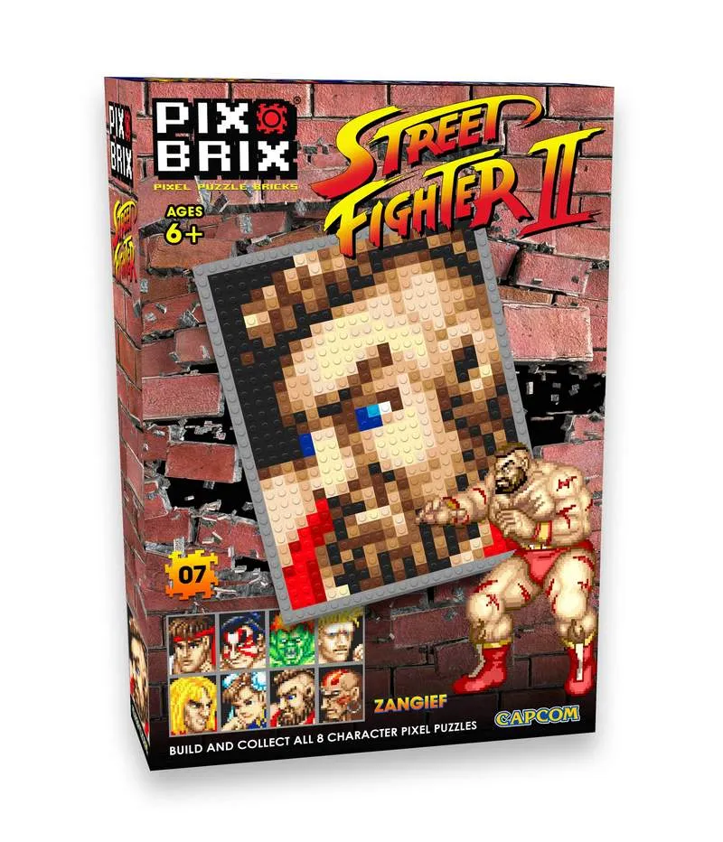 Arcade Story Pix-Brix Zangief Street Fighter 2 puzzle 768 pezzi