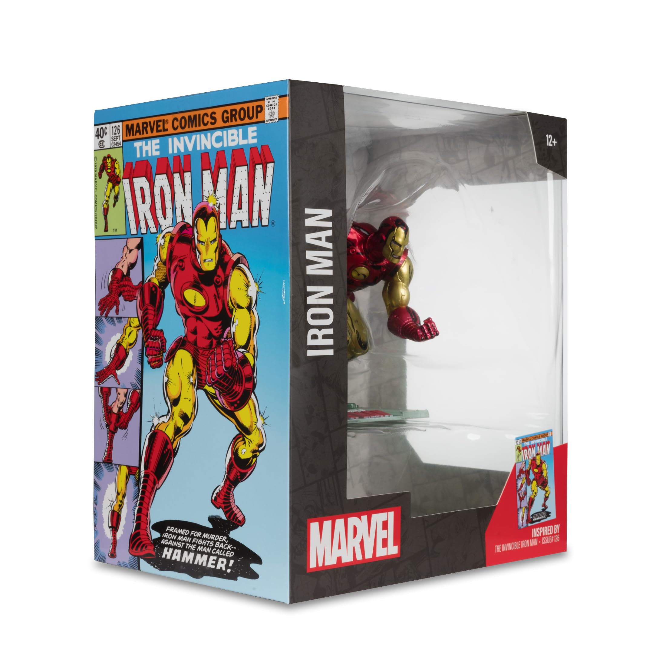 McFarlane Marvel Iron Man 1:10 statua Invincible #126