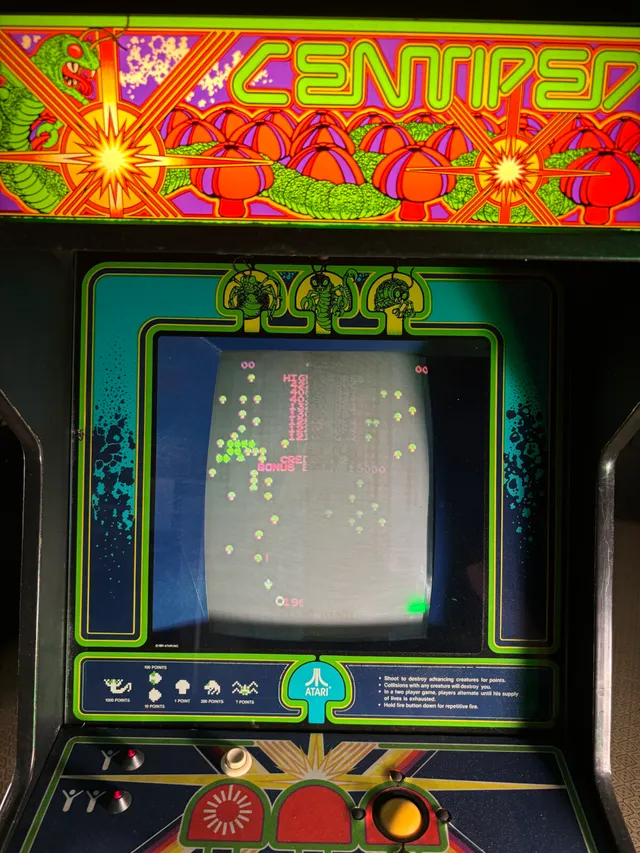 Arcade Story Leggende Centipede cabinato arcade verticale funghi